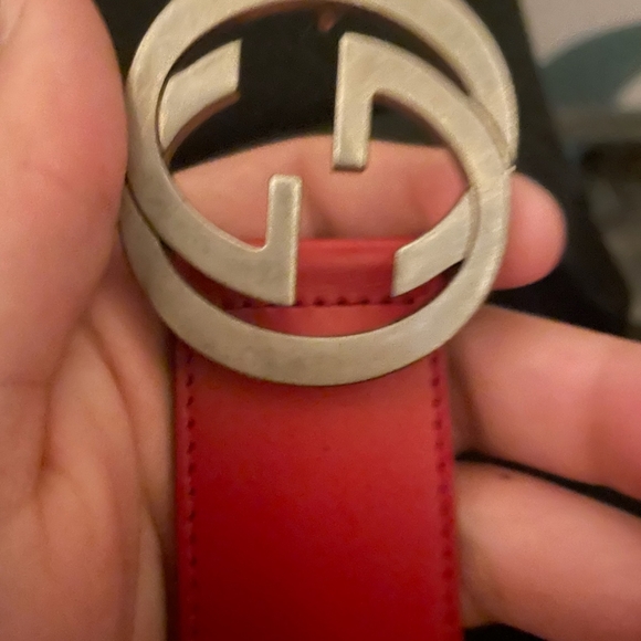 Gucci Other - Red leather Gucci belt